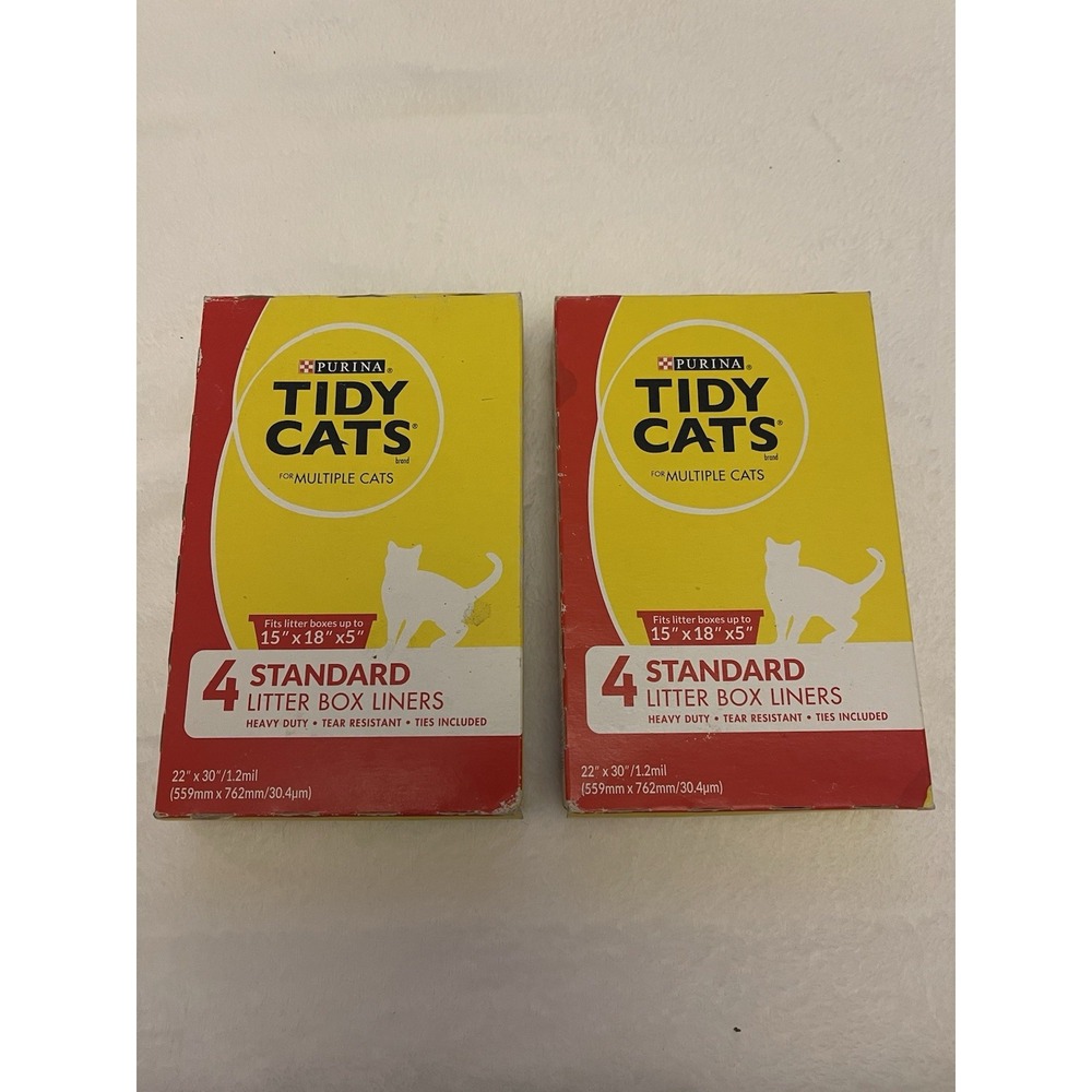 Purina Tidy‎ Cats Litter Box Liners Tear Resistant 2 Boxes New Discontinued